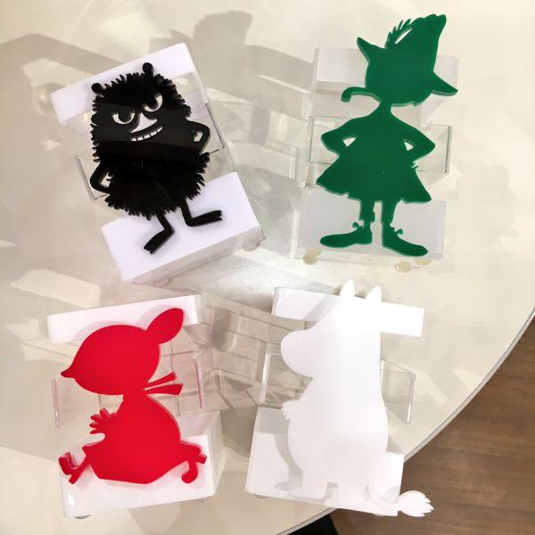 姆明人物剪影壓克力收納盒/筆筒 