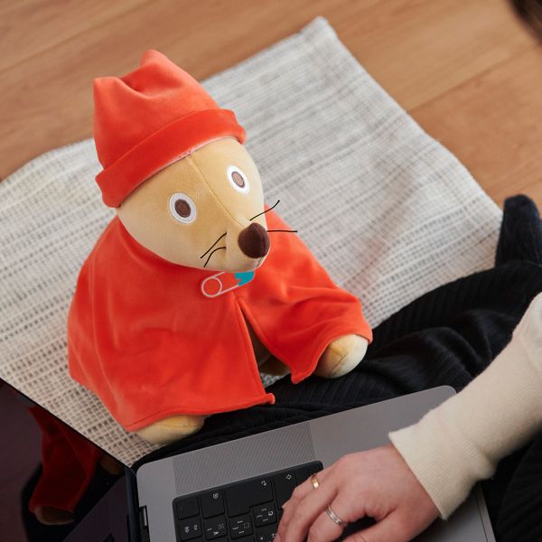 Moomin 麻糬小狗抱枕玩偶 