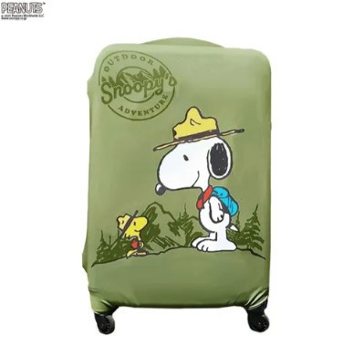 Vanguard史努比登山雙面行李箱保護套 