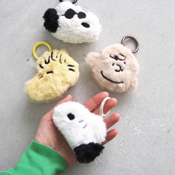 PEANUTS 毛絨吊飾收納購物袋 S 