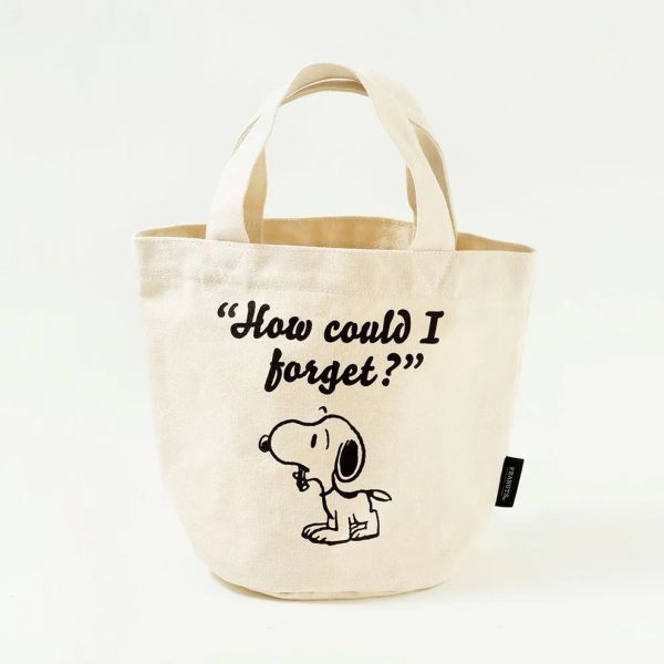 PEANUTS Cafe 史努比帆布托特包 
