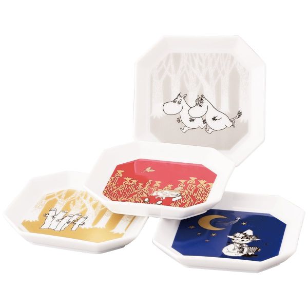 Yamaka山加 X Moomin 八角小碟子 (拆賣) 