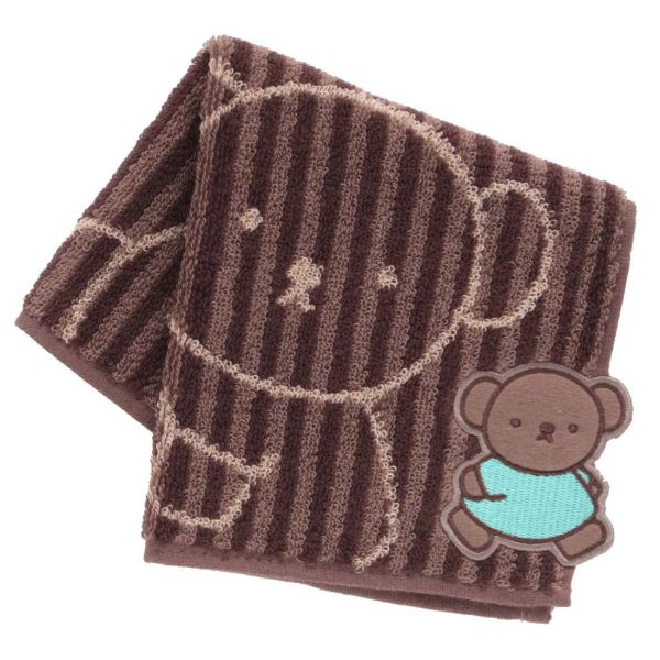 Boris 小熊刺繡毛巾手帕 