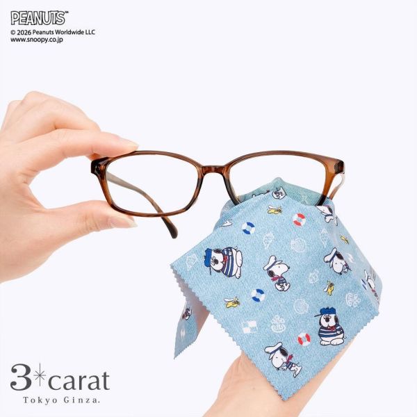3carat X Snoopy 防霧眼鏡布 