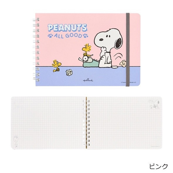 史努比線圈筆記本 (三款) 