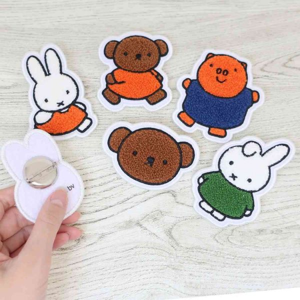 Dick Bruna角色 立體刺繡別針 