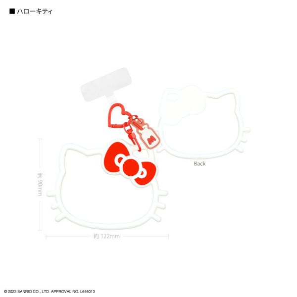 Hello Kitty 大頭造型手機掛環 