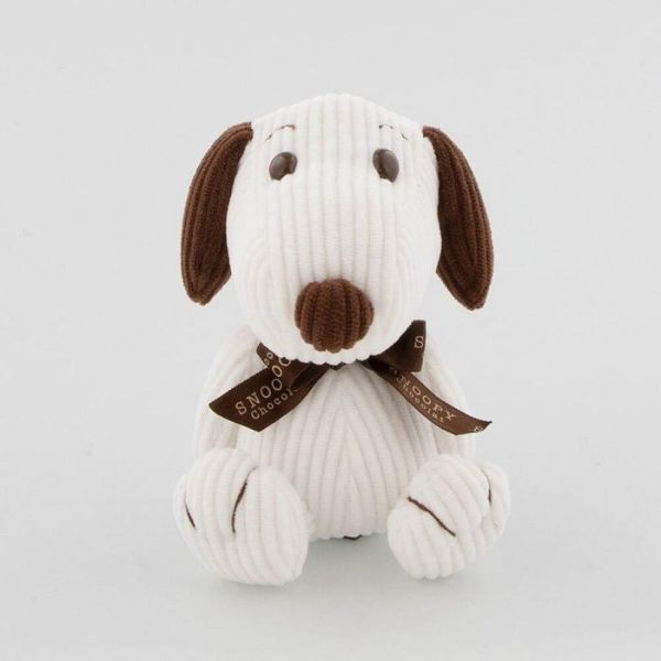 SNOOPY Chocolat 限定 巧克力色燈芯絨玩偶/吊飾 