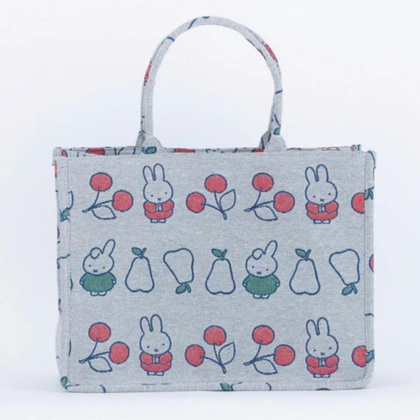 Heming's 米菲櫻桃滿版編織手提包 