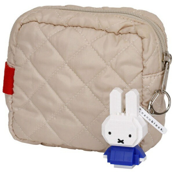 Miffy × nanoblock 迷你積木鑰匙圈 