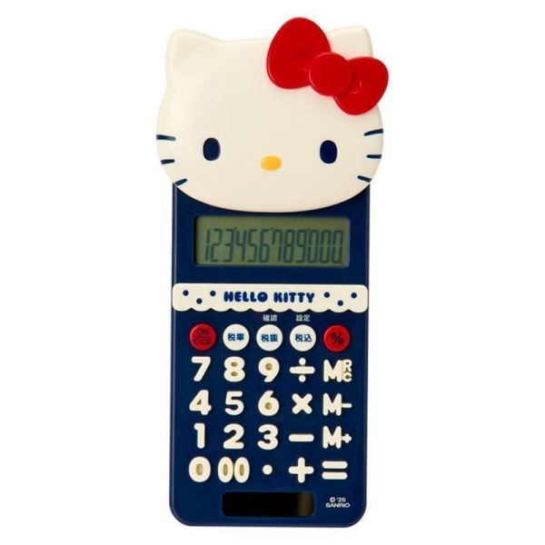 Hello Kitty 造型滑蓋計算機（12位數顯示） 