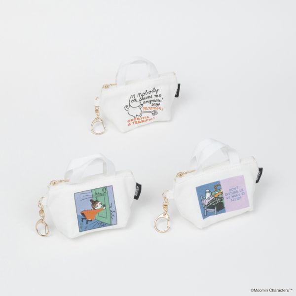 MOOMIN 經典漫畫場景迷你托特吊飾包 