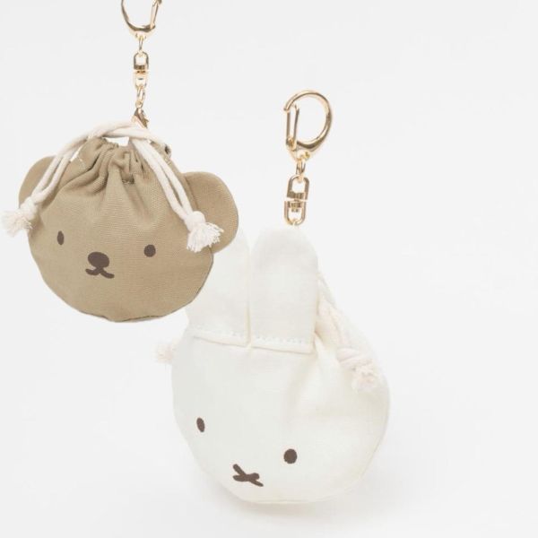 Miffy Boris 造型抽繩迷你收納包吊飾 