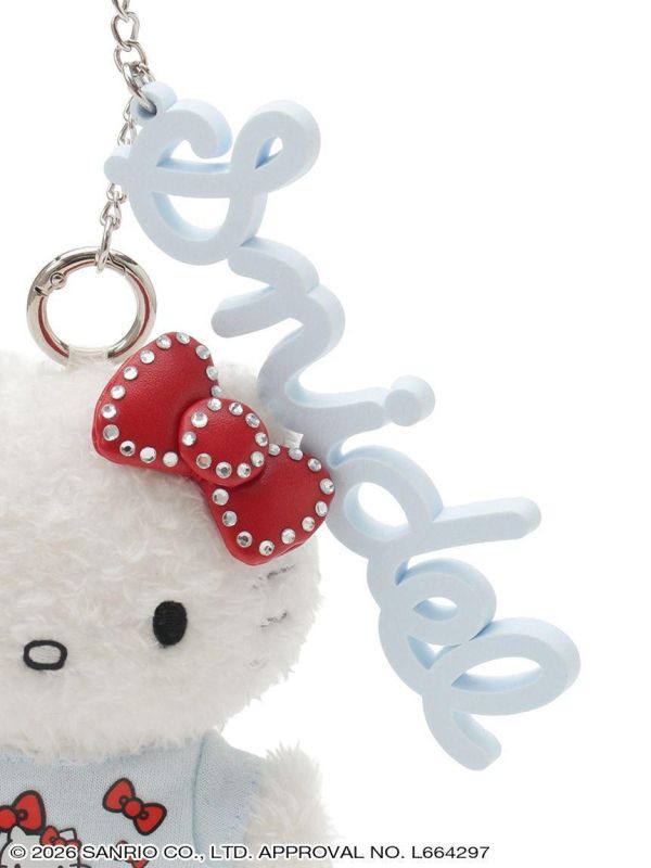 SNIDEL x Sanrio Hello Kitty 蕾絲服裝玩偶吊飾附logo 