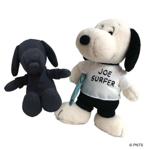 Snoopy surf shop 全黑史努比玩偶&吊飾 