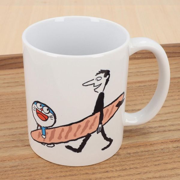 Jean Jullien 哆啦A夢聯名馬克杯 