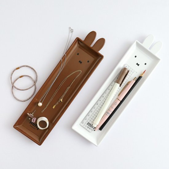 Miffy Boris 臉型雜物長形收納盤 