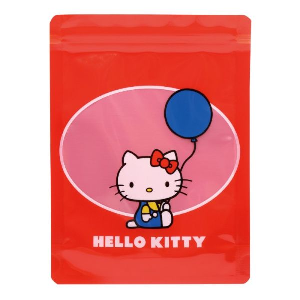 Hello Kitty 復古圖案夾鏈袋(4入一組) 