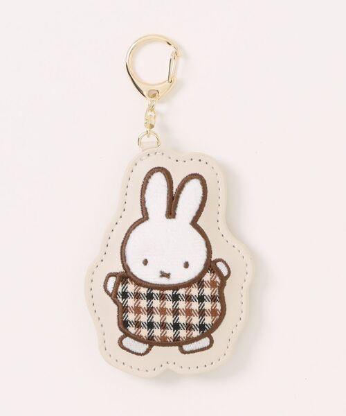 MIFFY 格紋毛呢吊飾 