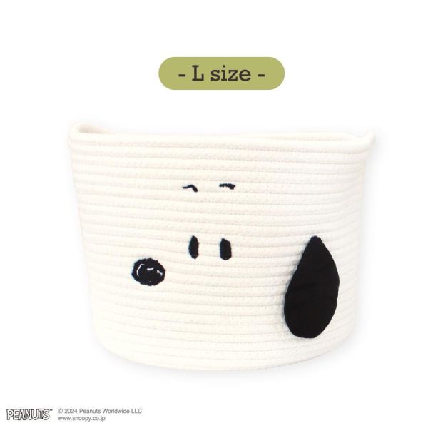 Snoopy 編織造型置物籃 