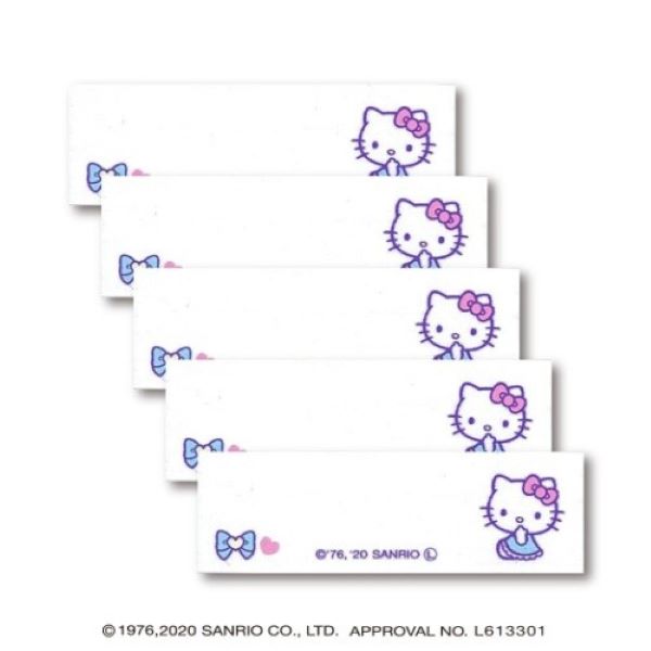 Hello Kitty 姓名燙布貼 5入組 
