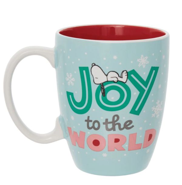 Snoopy 阪急展現定馬克杯 (聖誕款 Joy to the World Mug) 