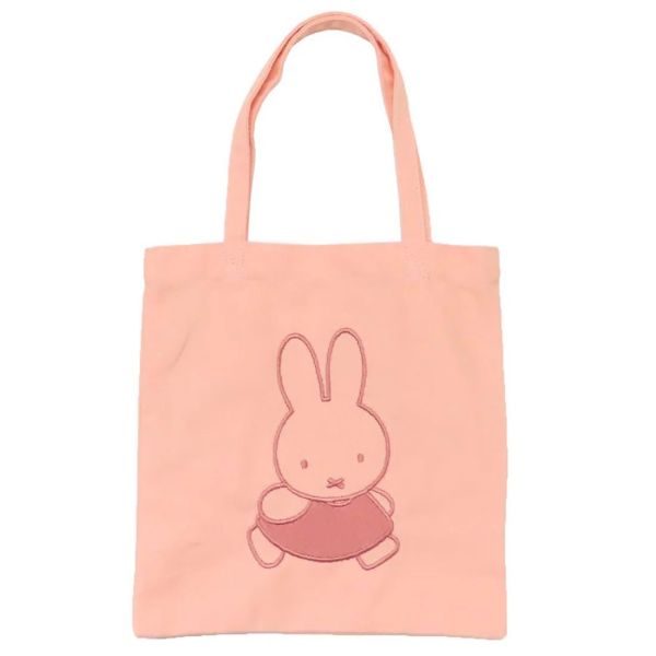 Miffy粉色刺繡小托特包 