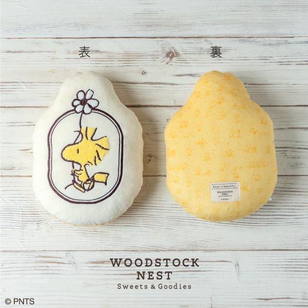 Woodstock NEST 限定 踏客拿小花抱枕 