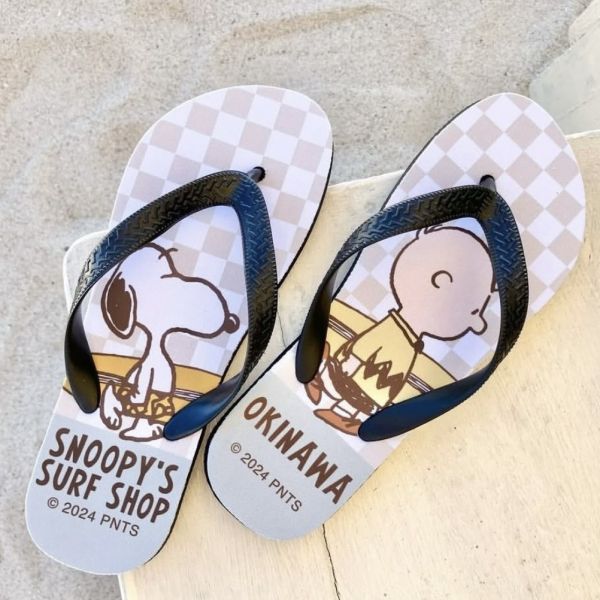 Snoopy Surf Shop 沖繩限定．聯名夾腳拖 