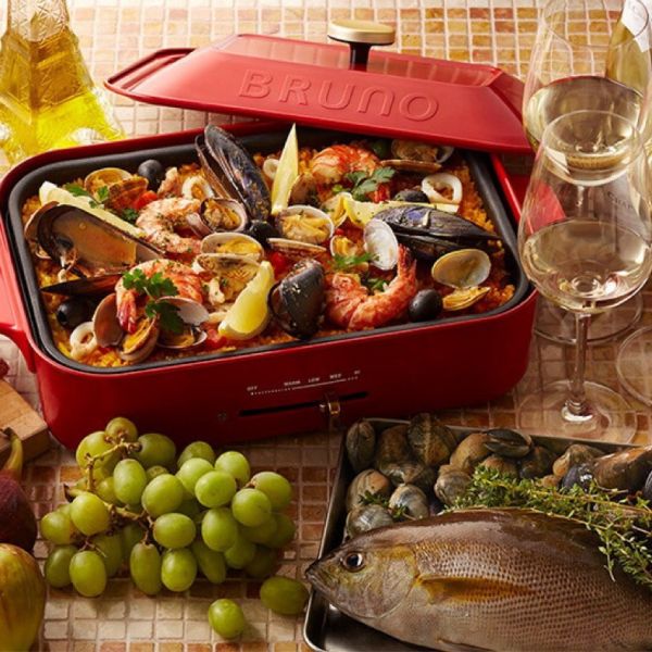 BRUNO X Snoopy 多功能電烤盤 (日本限定秋香綠) 