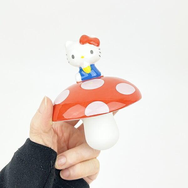 Hello Kitty 蘑菇玻璃收納罐 