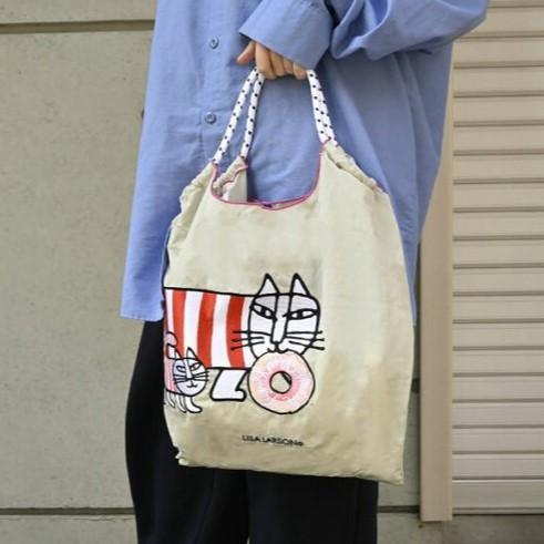 Ball & Chain × Lisa Larson 聯名款 刺繡輕量提袋 