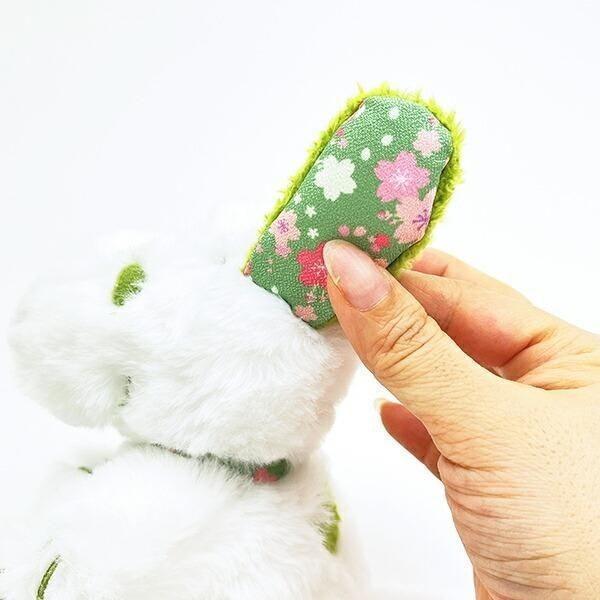 nakajima 史努比櫻花耳毛絨沙包玩偶/吊飾 