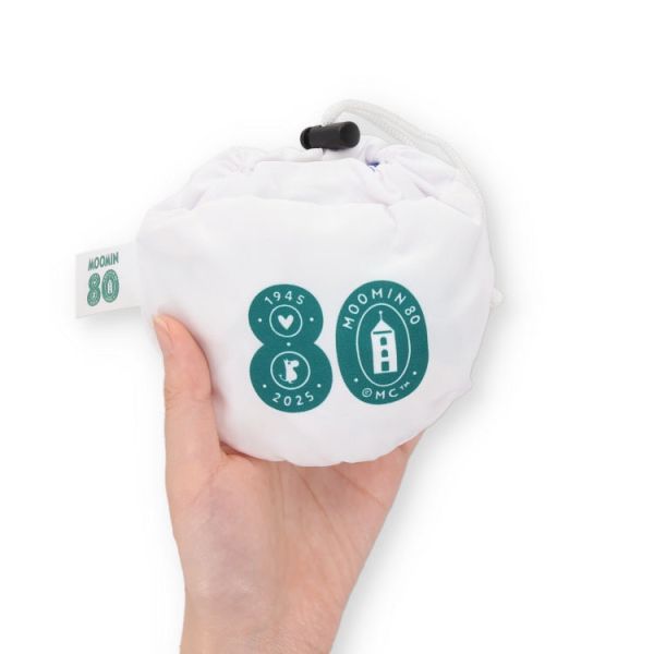 MOOMIN 80週年紀念 口袋摺疊環保袋 
