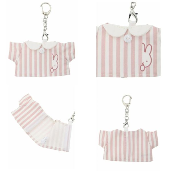 Miffy 米菲條紋迷你衣服吊飾 