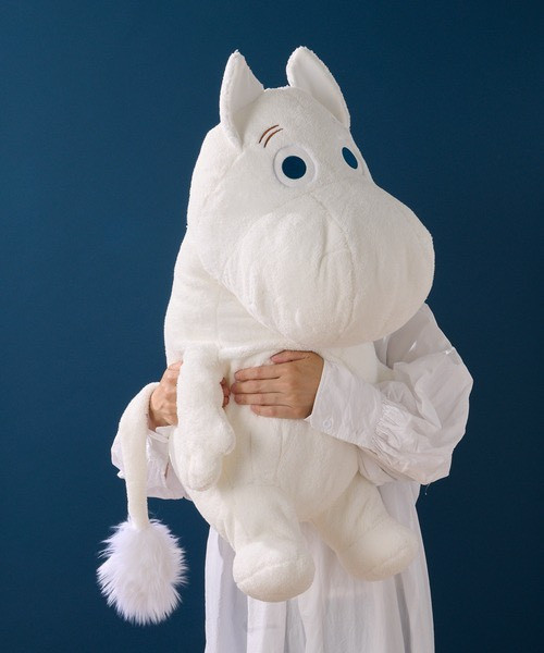 sekiguchi 嚕嚕米深藍眼毛絨大玩偶2L 