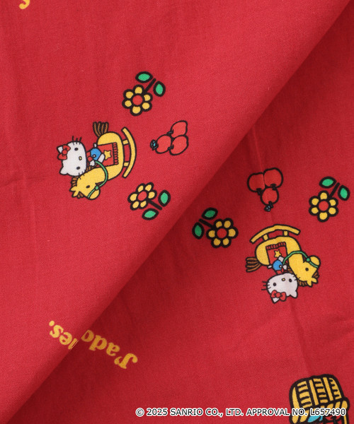 Hello Kitty × SLOBE IENA 聯名復古風萬用絲巾 