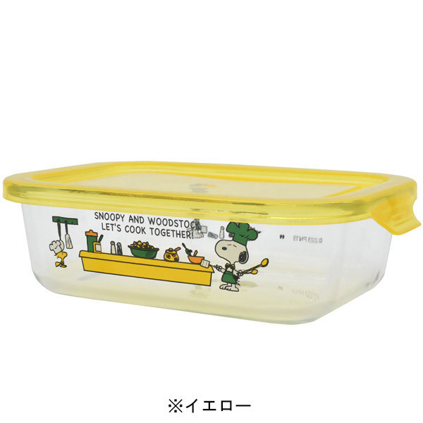 PEANUTS史努比廚房 耐熱玻璃保鮮盒(M/S) 