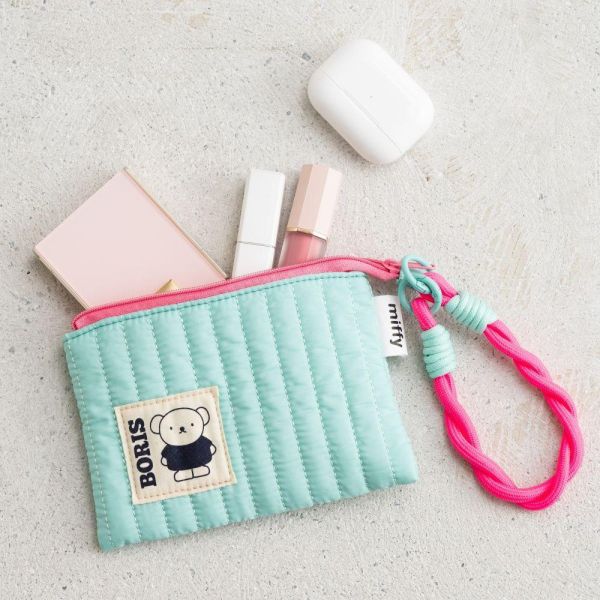Miffy × BORIS 絎縫手繩收納包 