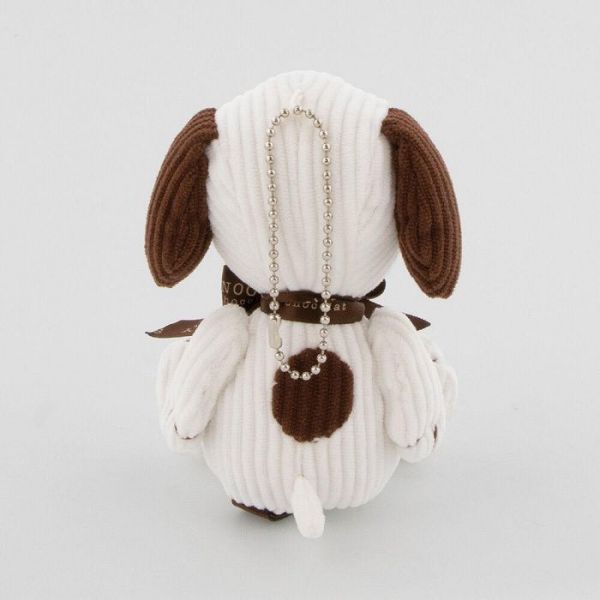 SNOOPY Chocolat 限定 巧克力色燈芯絨玩偶/吊飾 