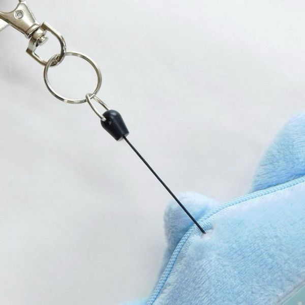 Sanrio Kitty鯊魚大頭玩偶伸縮卡套零錢包 