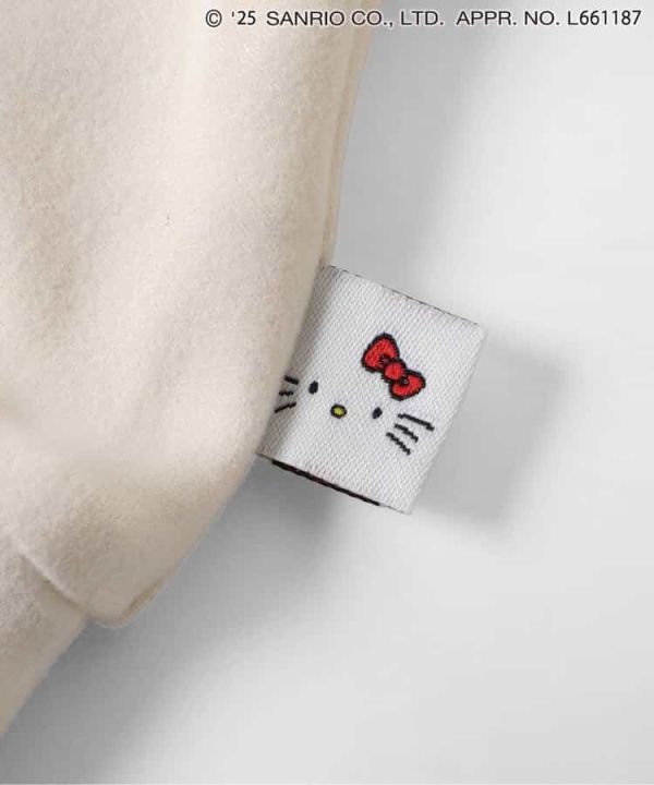 ampersand kitty立體毛絨蝴蝶結兒童套裝100cm(藍) 