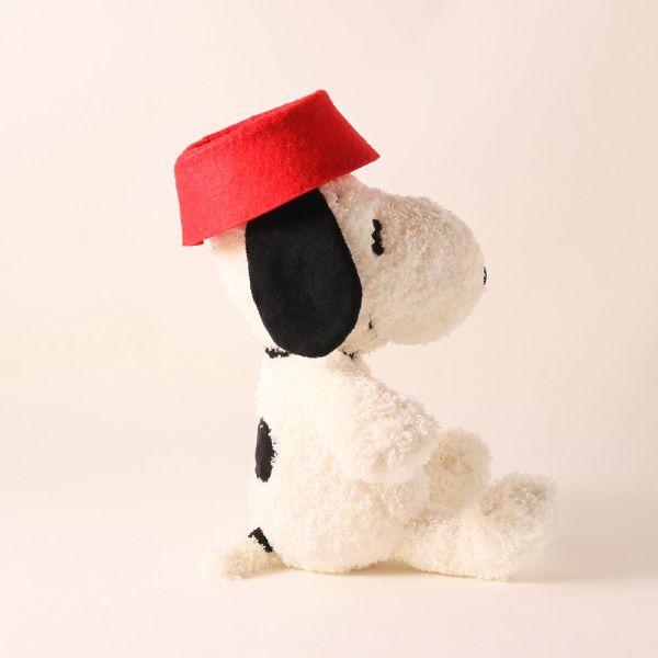 PEANUTS Cafe 限定 狗碗史努比玩偶 