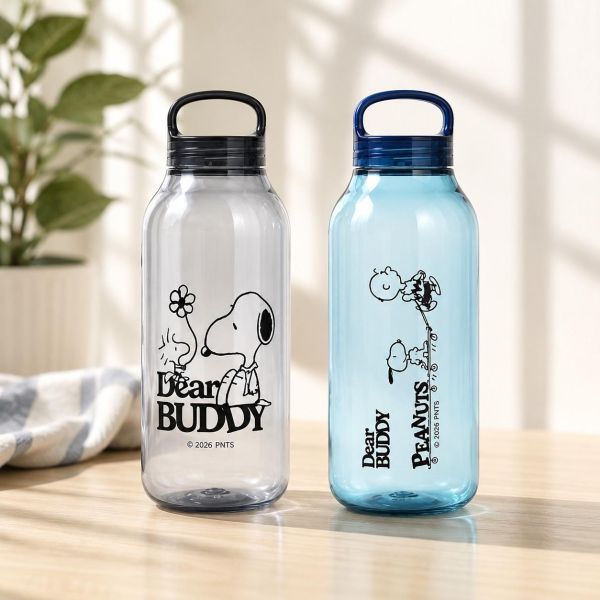 SNOOPY in GINZA 2026 銀座展限定 KINTO 聯名 Dear Buddy 水瓶（500ml） 