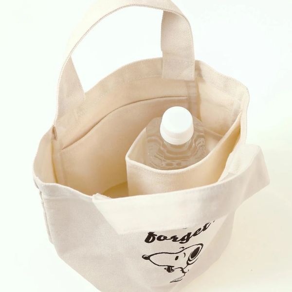 PEANUTS Cafe 史努比帆布托特包 