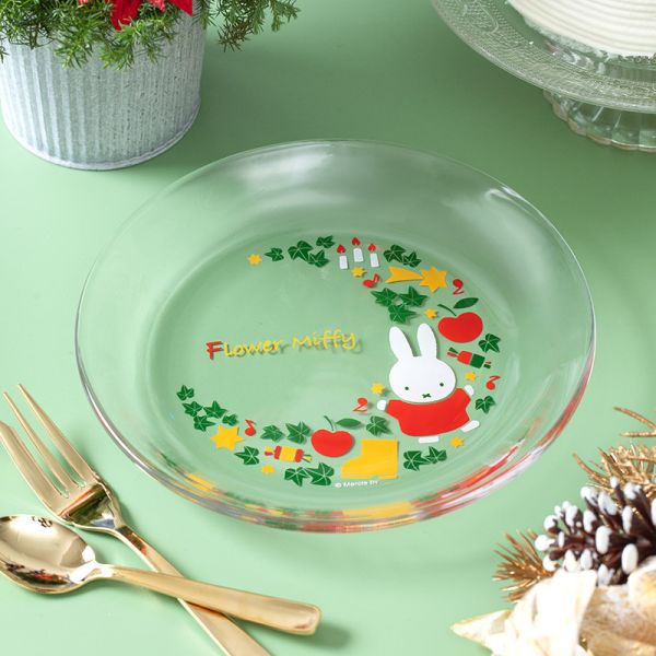 Flower Miffy限定 聖誕玻璃擺飾系列 