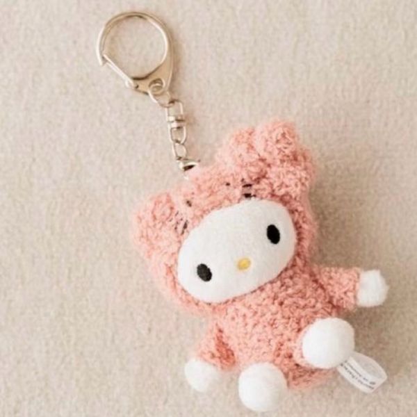 Me% Hello Kitty 套裝毛絨玩偶鑰匙圈(黑) 