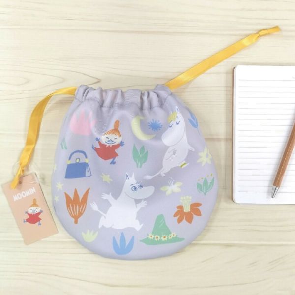 Moomin 柔和復古束口袋 