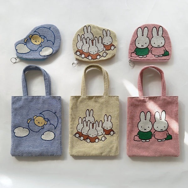 Dick Bruna 米菲時尚緹花編織手提包 