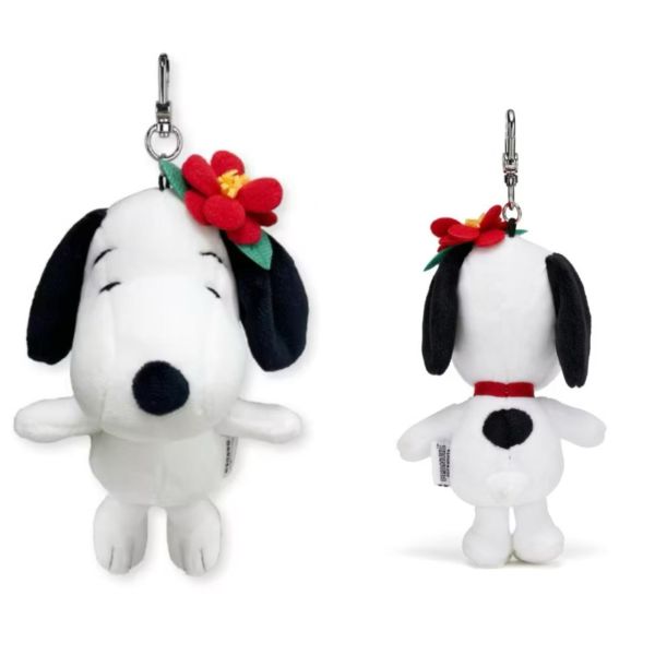Garden 史努比&朋友濟州島扶桑花玩偶吊飾 